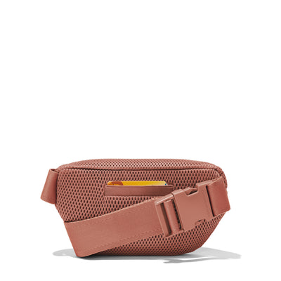 Dagne Dover Ace Fanny Pack in air mesh pink  seen from the back