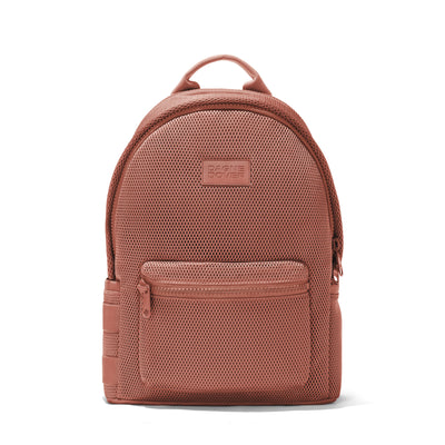 Dagne Dover large Dakota airmesh Backpack in pink.