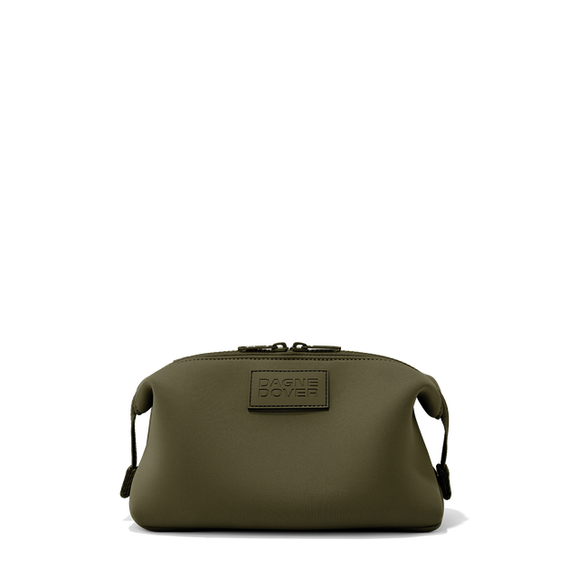 Hunter Toiletry Bag in Dark Moss, Large