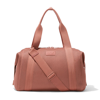 Large Landon Carryall in warm dust pink air mesh