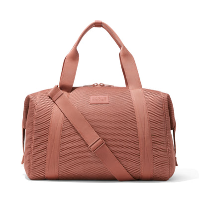 Extra Large Landon Carryall in warm dust pink air mesh