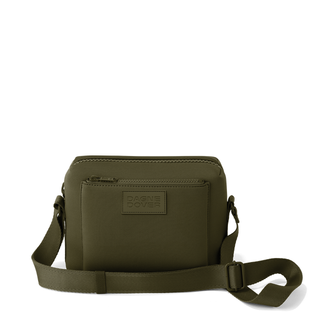 Dagne Dover Micah Crossbody in dark green.