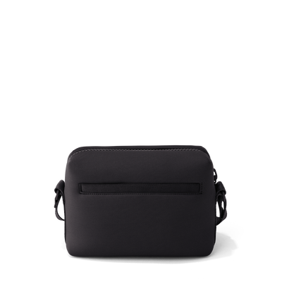 Dagne Dover Micah Crossbody in black seen from the back.