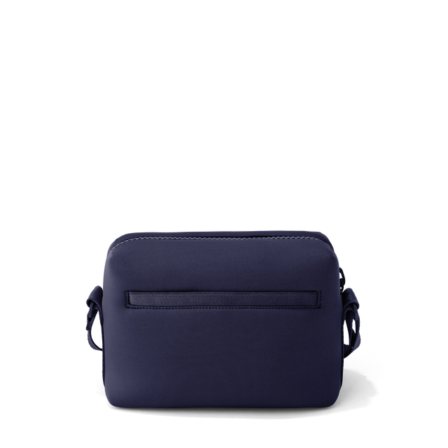 Dagne Dover Micah Crossbody in dark blue seen from the back.