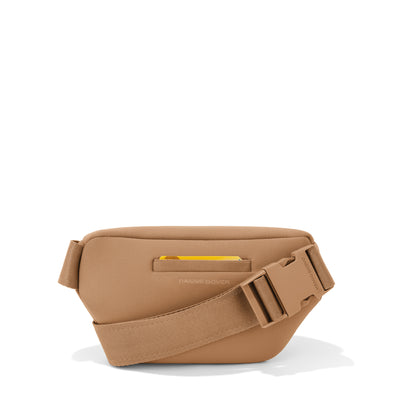 Dagne Dover Ace Fanny Pack in camel brown seen from the back