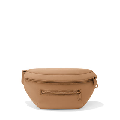 Dagne Dover Ace Fanny Pack in camel brown.