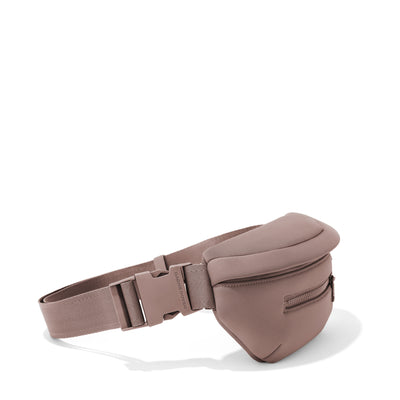 Dagne Dover Ace Fanny Pack in pink  seen from the side