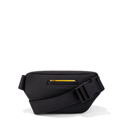 Dagne Dover Ace Fanny Pack in black  seen from the back