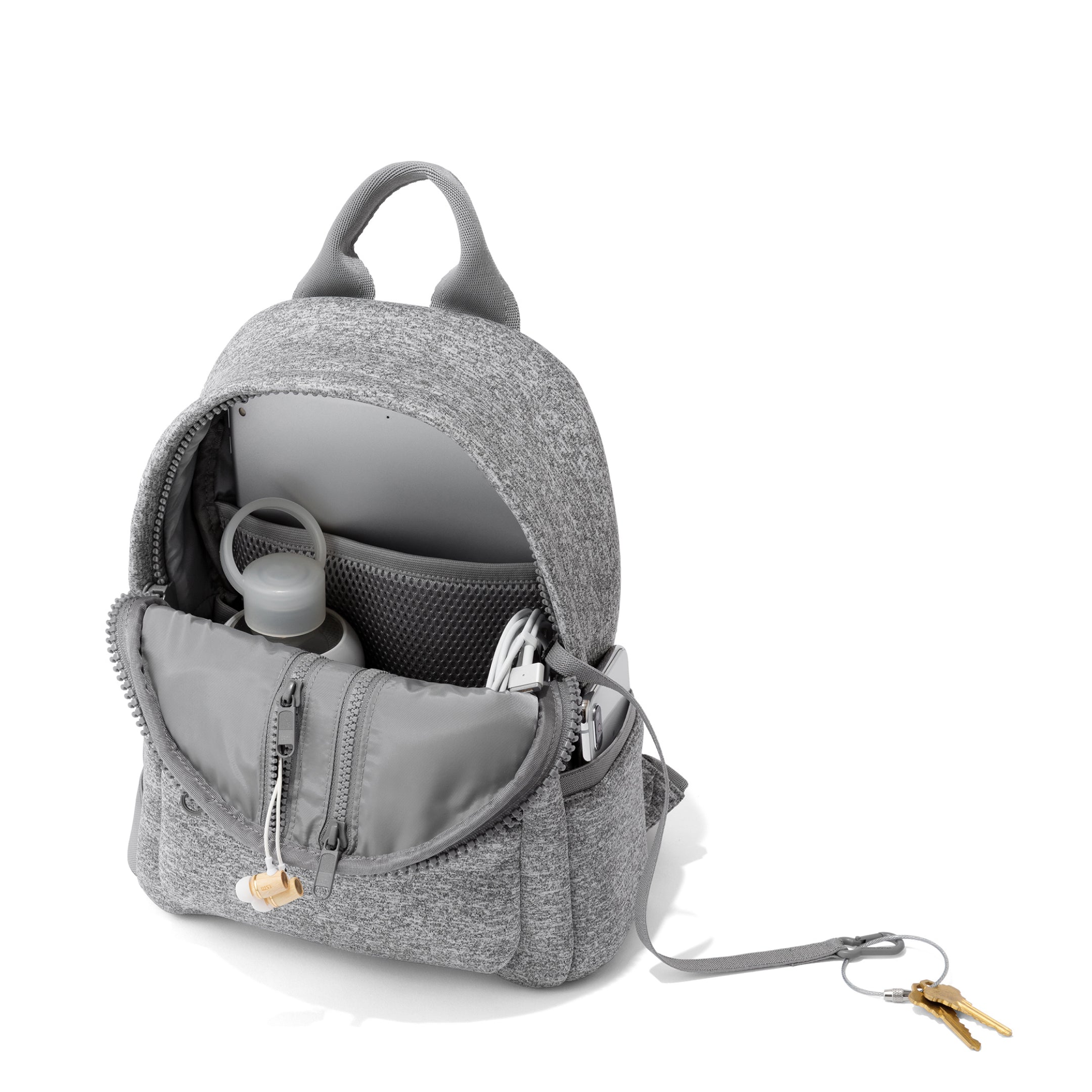 Mini gray backpack sale