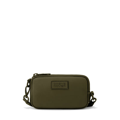 Dagne Dover Mara Phone Sling in dark green.