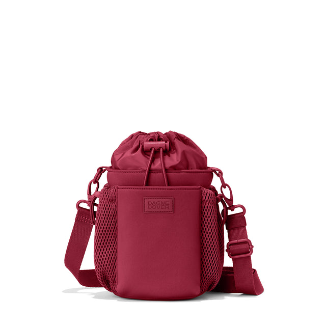 Dagne Dover Sloan Water Bottle Sling in a punchy, saturated deep red.