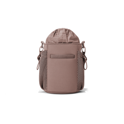 Dagne Dover Sloan Water Bottle Sling in a muted mauve seen from the back.