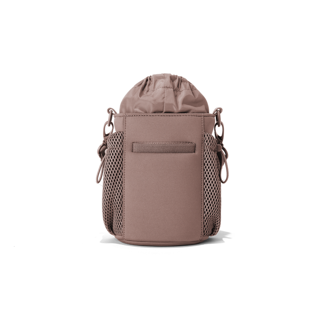 Dagne Dover Sloan Water Bottle Sling in a muted mauve seen from the back.