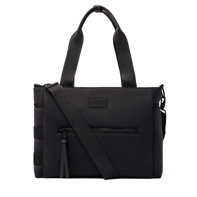 Dagne Dover large Wade Diaper Tote in black.