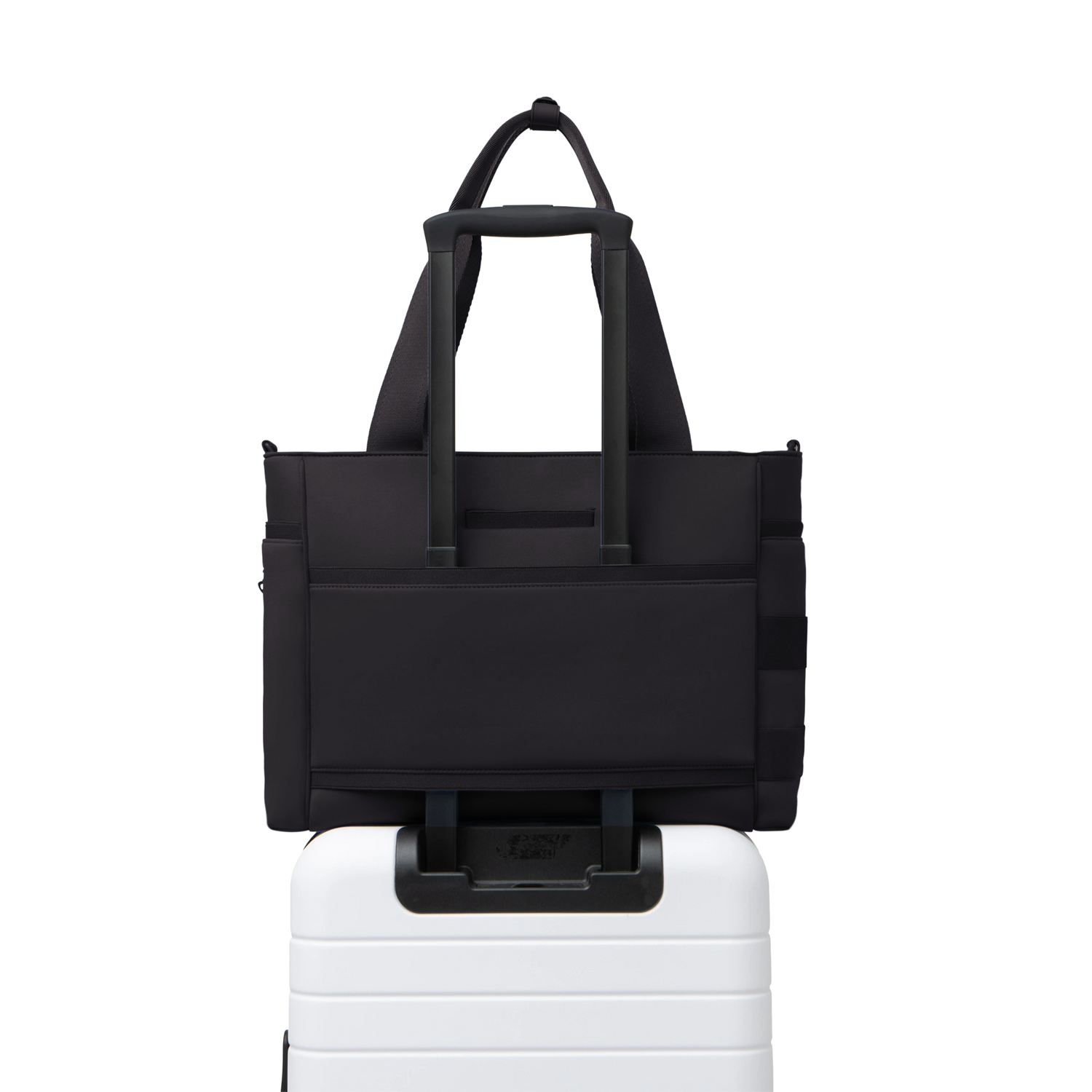 Color Block Travel Bag Double Handle Zipper Medium With Wet Dry Pocket