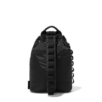 Dagne Dover Nova Sling Bag in black seen from the back.