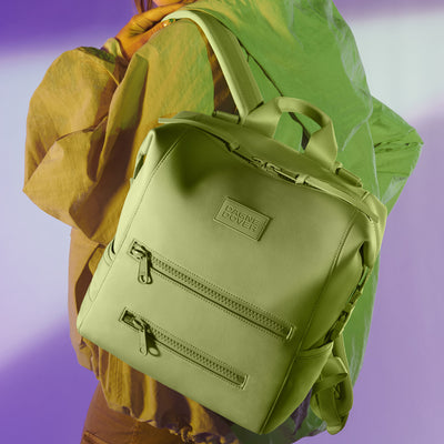 Indi Diaper Backpack in Matcha Latte, Medium