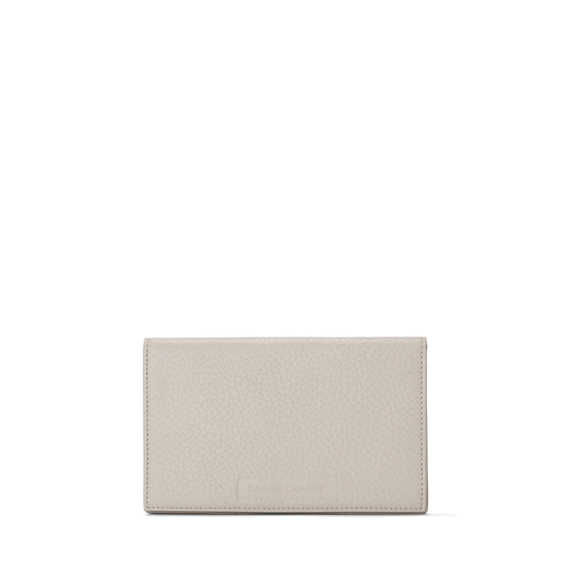 Dagne Dover Accordion Travel Wallet in white.