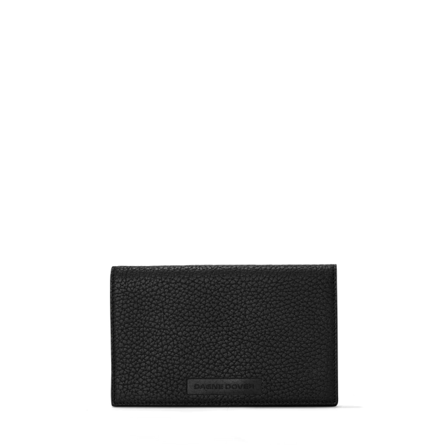 Dagne Dover Accordion Travel Wallet in black.