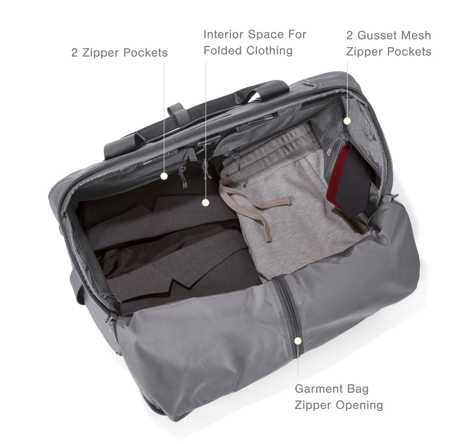 Garment bag folds into duffle online