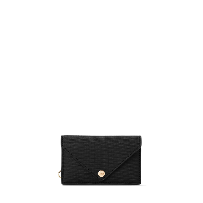 Simplify Womens Coin Purse Black Leather Card Wallets for Women