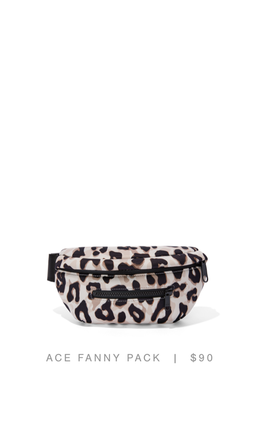 Ace Fanny Pack, Leopard Print - $90