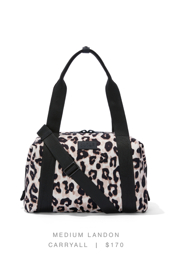 Medium Landon Carryall, Leopard Print - $170