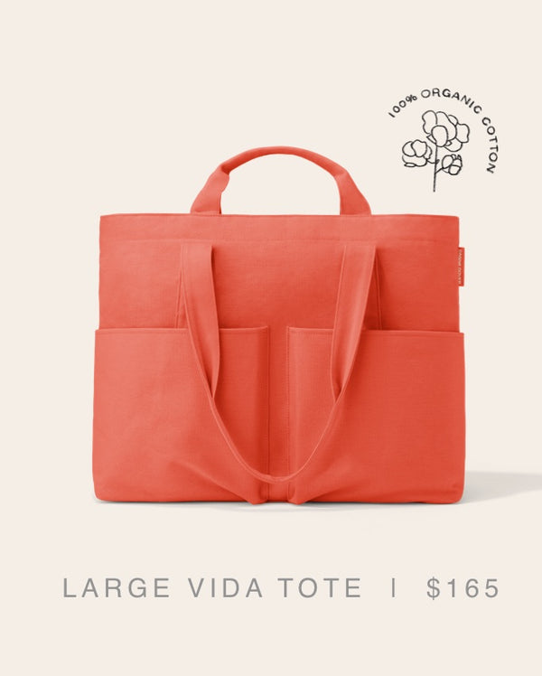 Large Vida Tote - Hot Sauce