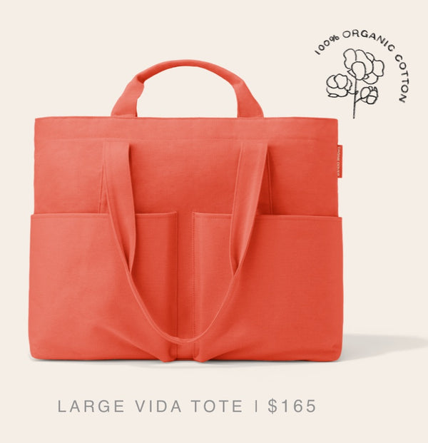 Large Vida Tote - Hot Sauce