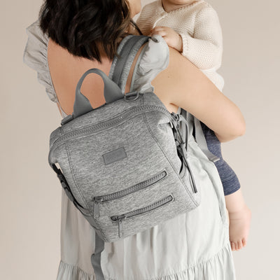 Indi Diaper Backpack in Dark Moss, Small